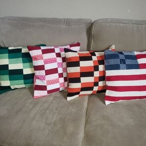 Throw pillow and 4 covers